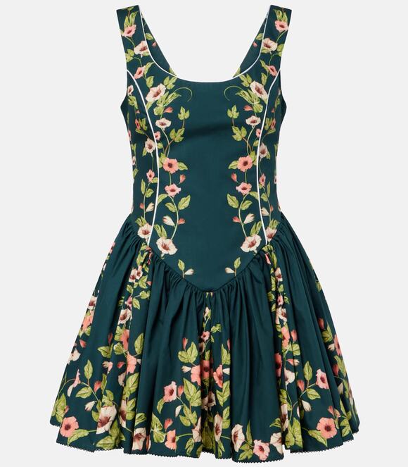 Agua by Agua Bendita Dresses & Skirts - Agua by Agua Bendita Pluma floral cotton minidress